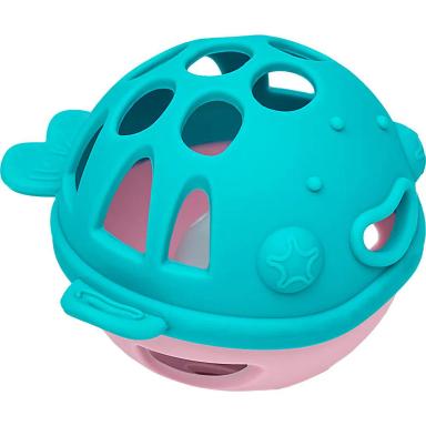MORDEDOR DE BALEIA EM SILICONE ROSA - BUBA