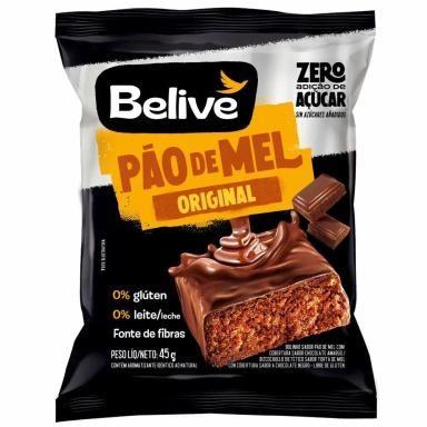 PãO DE MEL SEM AçúCAR SG E ZL BELIVE 45G