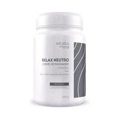 RELAX NEUTRO CREME DE MASSAGEM 1000 G | DERMOCOSMéTICO VEGANO