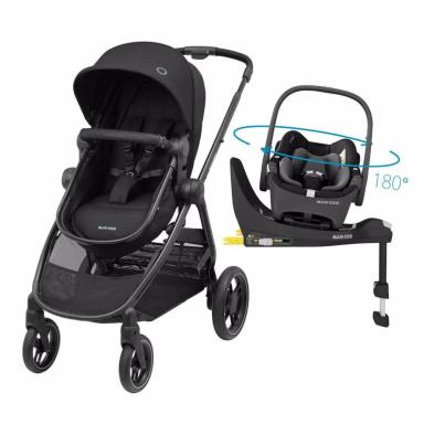 CARRINHO DE BEBê COM BEBê CONFORTO TRAVEL SYSTEM ANNA³ TRIO ISOFIX MAXI-COSI ESSENTIAL GRAPHITE