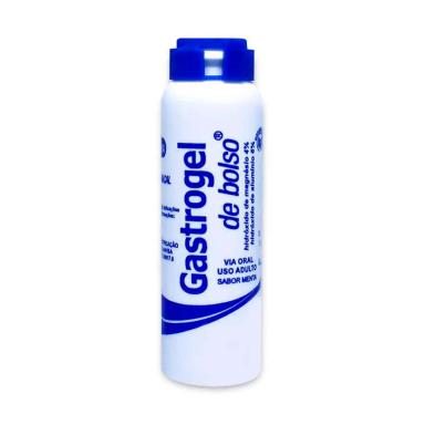Gastrogel de Bolso Hidróxido de Alumínio 6% + Hidróxido de Magnésio 4% Sabor Menta 1 flaconete de 10ml