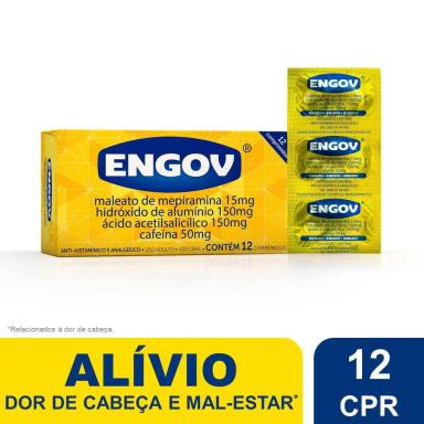 Engov 12 comprimidos
