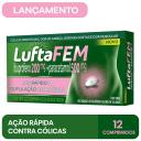 Luftafem Ibuprofeno 200mg + Paracetamol 500mg 12 comprimidos