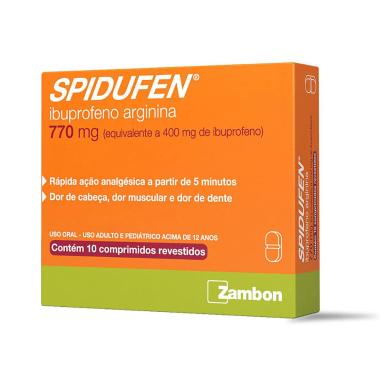 Spidufen 770mg 10 comprimidos
