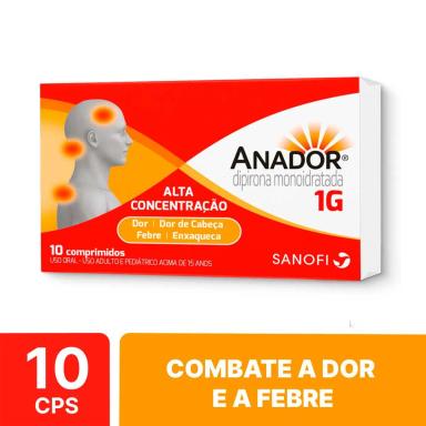 Anador 1G 10 comprimidos