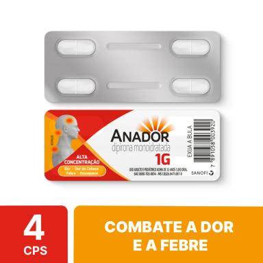 Anador 1G 4 comprimidos