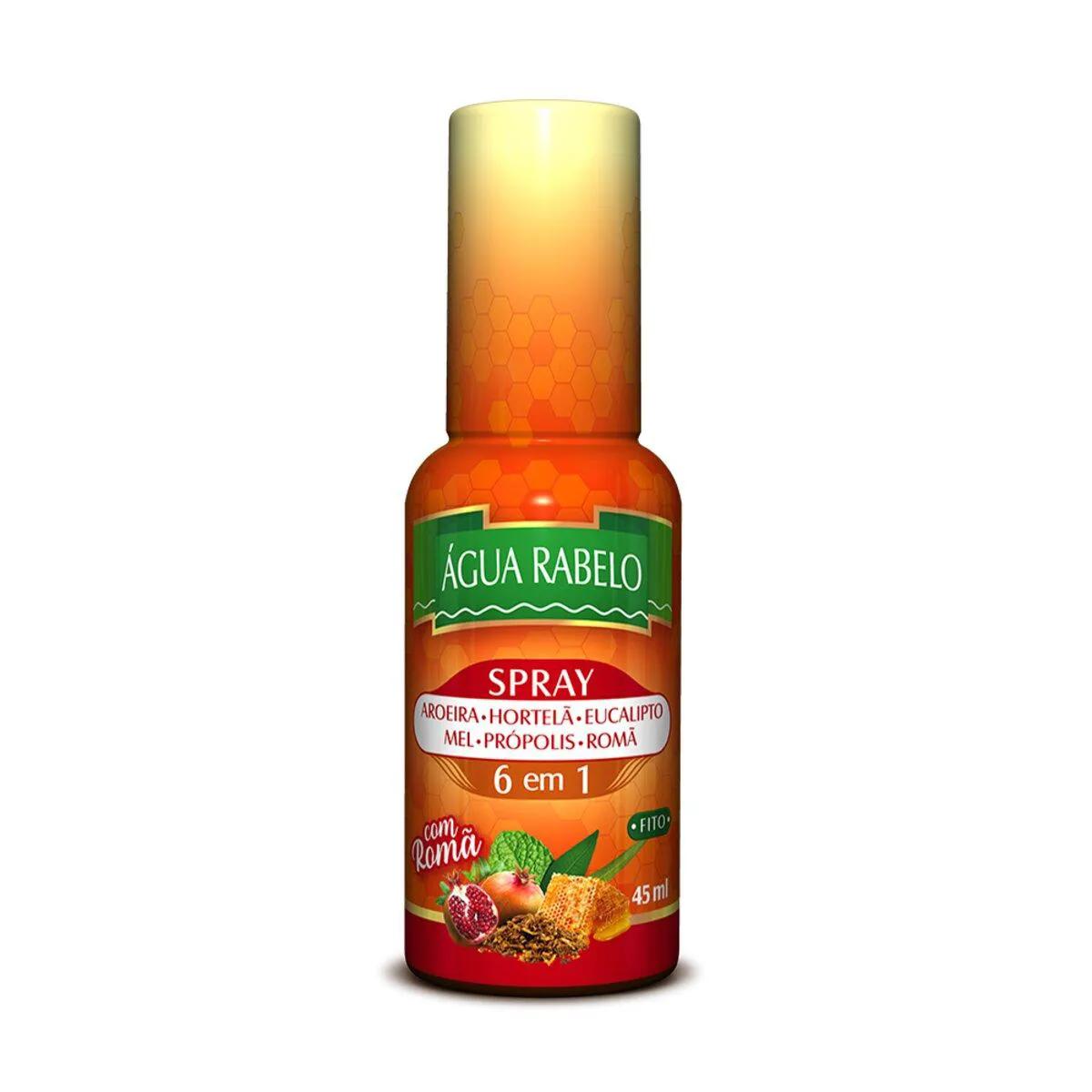 Spray Aromatizante Bucal Água Rabelo Sabor Romã 45ml