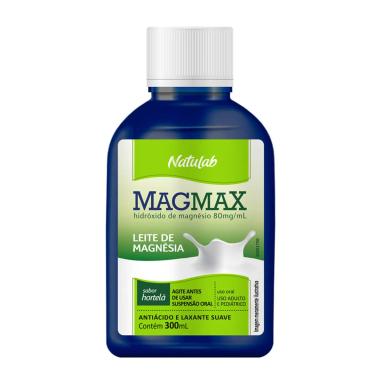 Leite de Magnésia Magmax Sabor Hortelã 300ml