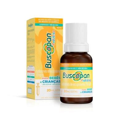 Buscopan Pediátrico Butilbrometo de Escopolamina 10mg/ml Solução Oral 20ml