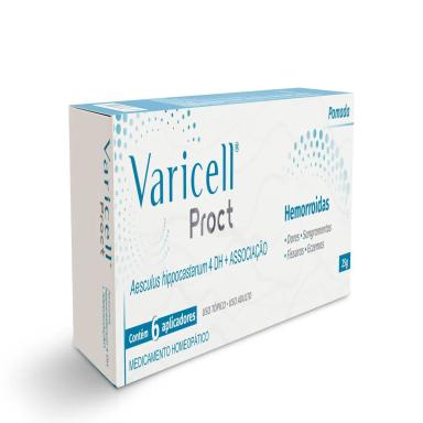 Varicell Proct Aesculus Hippocastanum 4DH + Associação Pomada 25g + 6 aplicadores