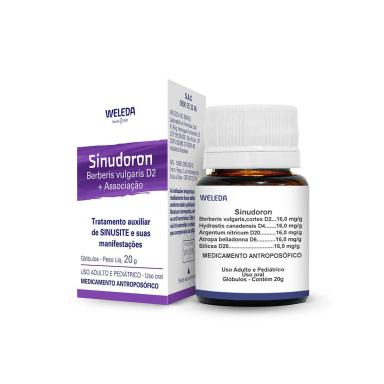 Sinudoron Berberis Vulgaris D2 + Associações Glóbulos 20g