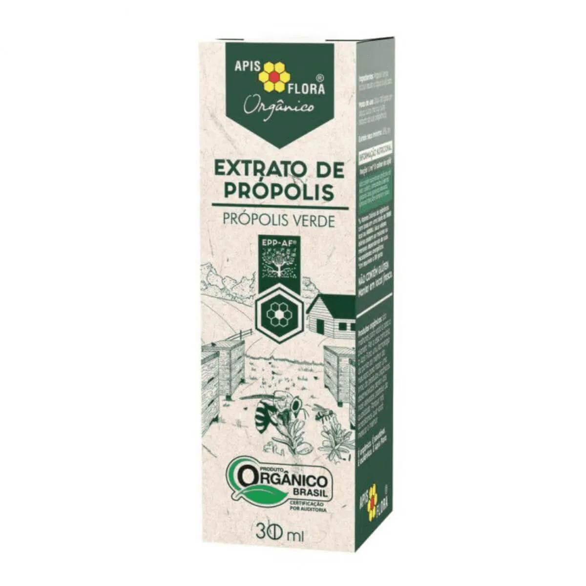 Extrato de Própolis Verde Orgânico Apis Flora Solução Gotas 30ml