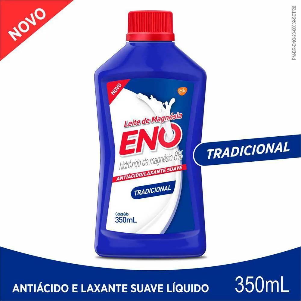 Leite de Magnésia Eno Sabor Tradicional Solução Oral 350ml
