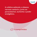 bwell Paracetamol 500mg + Cafeina 65mg 4 comprimidos