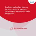 bwell Paracetamol 500mg + Cafeina 65mg 20 comprimidos