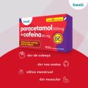 bwell Paracetamol 500mg + Cafeina 65mg 20 comprimidos