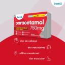 bwell Paracetamol 750mg 30 comprimidos