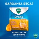 Pastilha Vick Drops Laranja 5 unidades