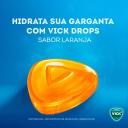 Pastilha Vick Drops Laranja 5 unidades