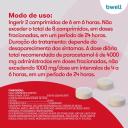 bwell Paracetamol 500mg + Cafeina 65mg 10 comprimidos