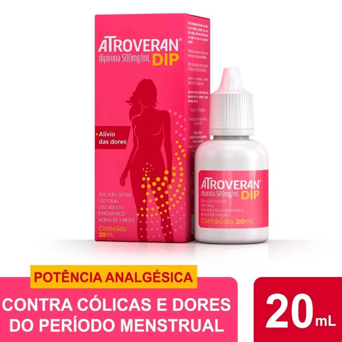 Atroveran Dip Dipirona Monoidratada 500mg/ml Gotas 20ml