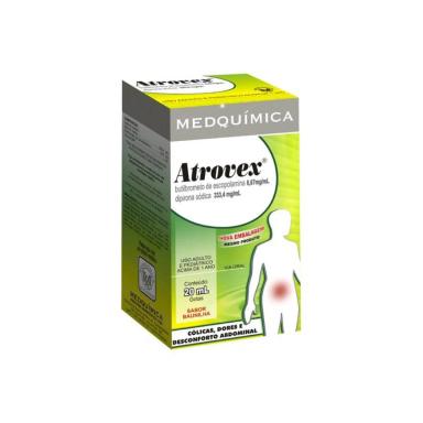 Atrovex Dipirona 295,41mg + Butilbrometo de Escopolamina 6,67mg Solução Oral 20ml