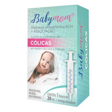 Babymom Magnesia Fosphorica 6CH + Associação Solução Oral 20ml + Seringa Dosadora
