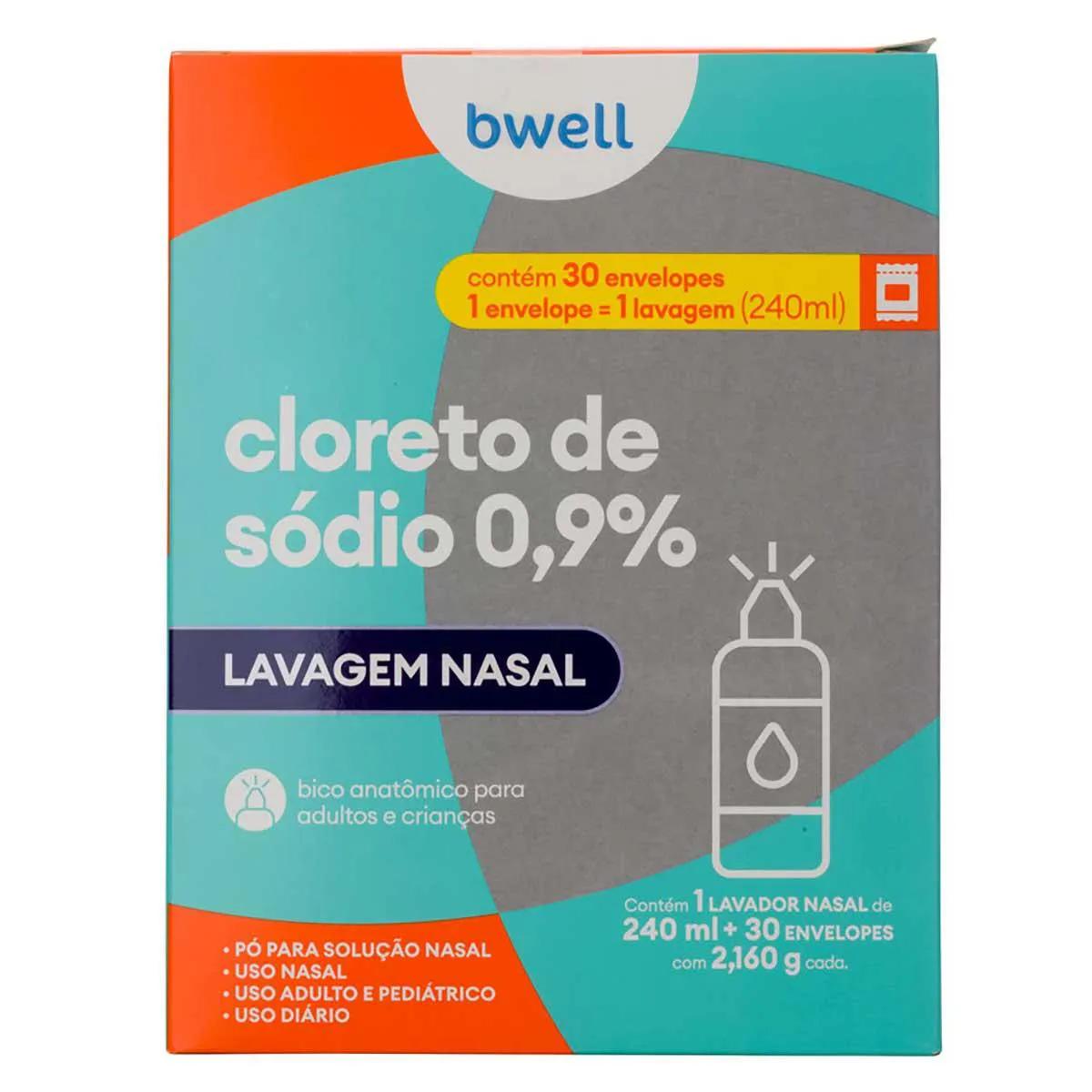 Descongestionante Nasal em Pó Bwell 1 Frasco + 30 envelopes