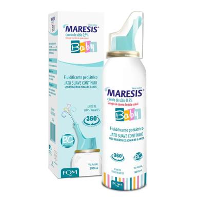 Maresis Baby 0,9% Descongestionante Spray Nasal Infantil Jato Suave Contínuo 150ml