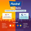 Fluviral Noite Paracetamol 800mg + Cloridrato Fenillefrina 20mg + Maleato de Clorfeniramina 4mg 4 comprimidos