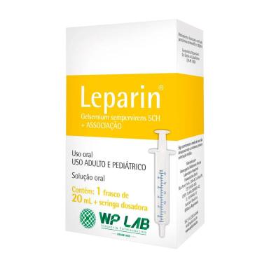 Leparin Gelsemium Semperviresn 5CH + Associações Solução Oral 20ml