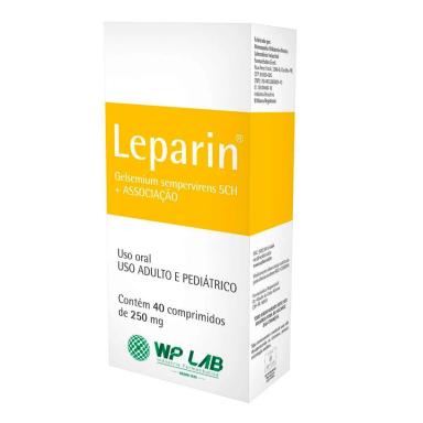 Leparin Gelsemium Semperviresn 5CH + Associações 40 comprimidos
