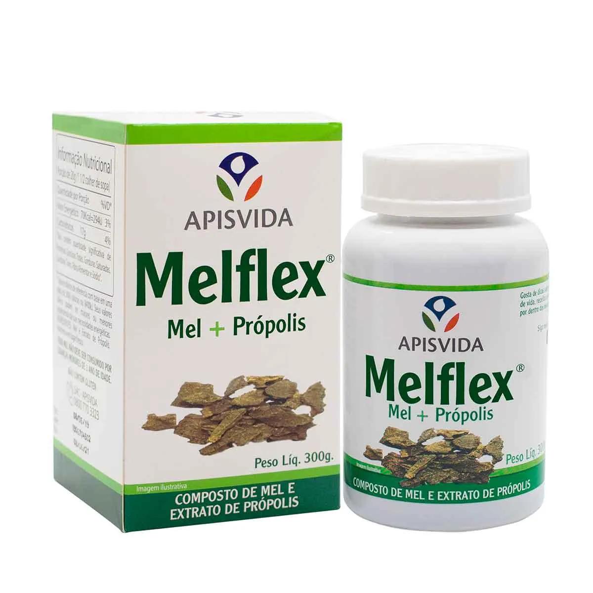 Composto de Mel e Extrato de Própolis Melflex Apis Vida Xarope 300g