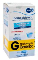 Carbocisteina 20mg/ml Xarope Sabor Framboesa 100ml EMS Genérico
