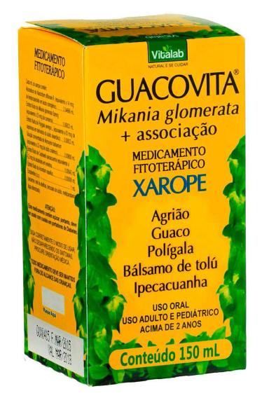 Guacovita Mikania Glomerata + Associações Xarope 150ml