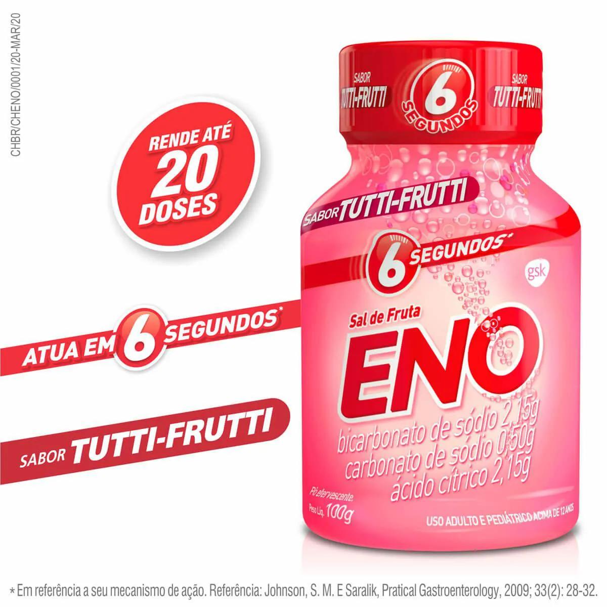 Sal de Fruta Eno Sabor Tutti-Frutti 100g