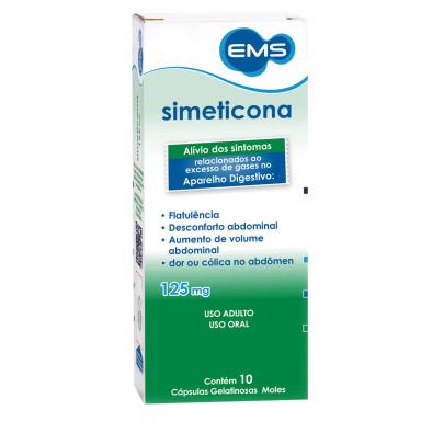 Ems Simeticona Simeticona 125mg 10 cápsulas