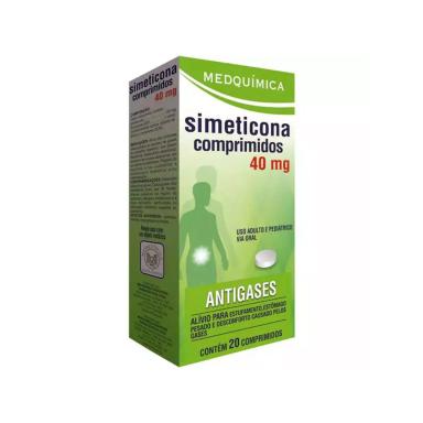 Simeticona 40mg 20 Comprimidos Medquímica Genérico