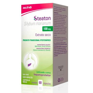 Steaton Silimarina 100mg 60 cápsulas