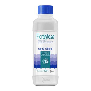 Floralyte 90 Sabor Natural Solução 500ml
