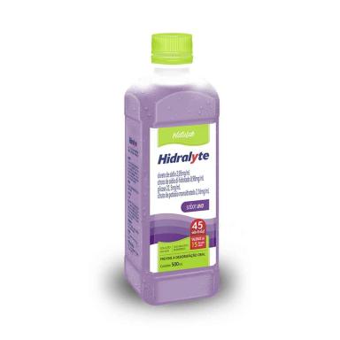 Hidralyte 45 Natulab Sabor Uva 500ml