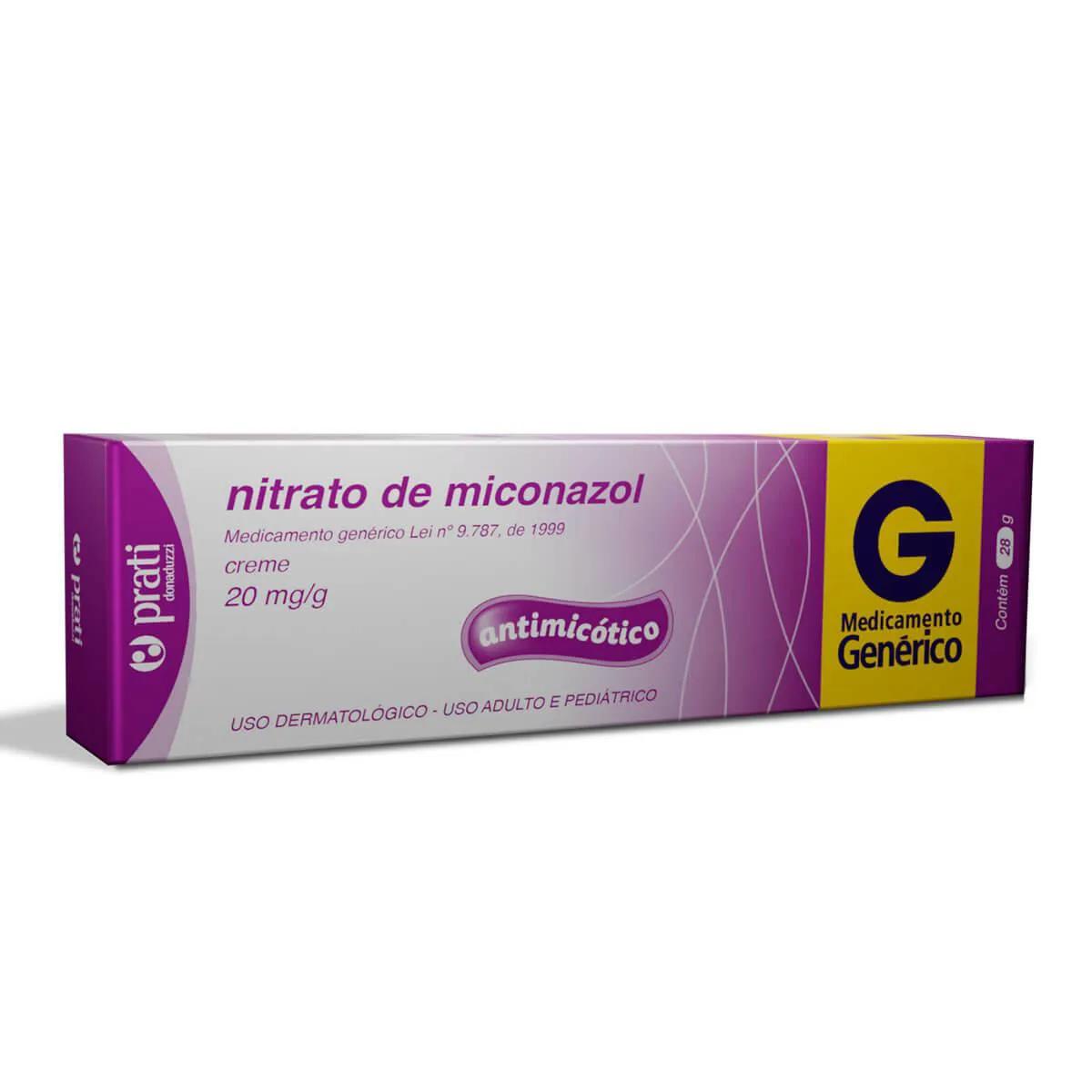 Nitrato de Miconazol 20mg/g Creme Dermatológico 28g  Prati Donaduzzi Genérico