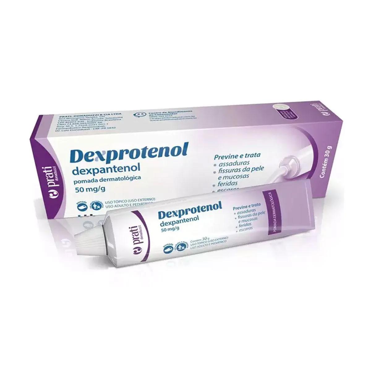 Dexprotenol Dexpantenol 50mg/g Pomada Dermatológica 30g
