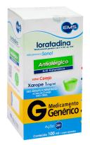 Loratadina 1mg Xarope 100ml EMS Genérico