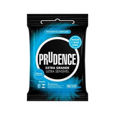 Camisinha Prudence Extra Gran Ultra Sensível 3 unidades