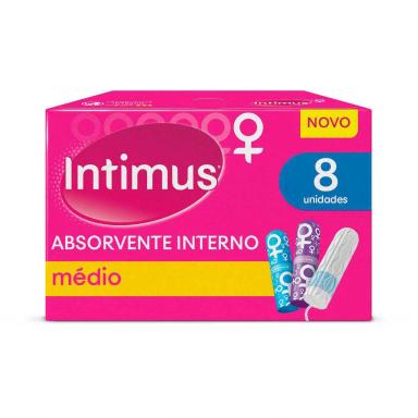 Absorvente Interno Intimus Médio 8 unidades