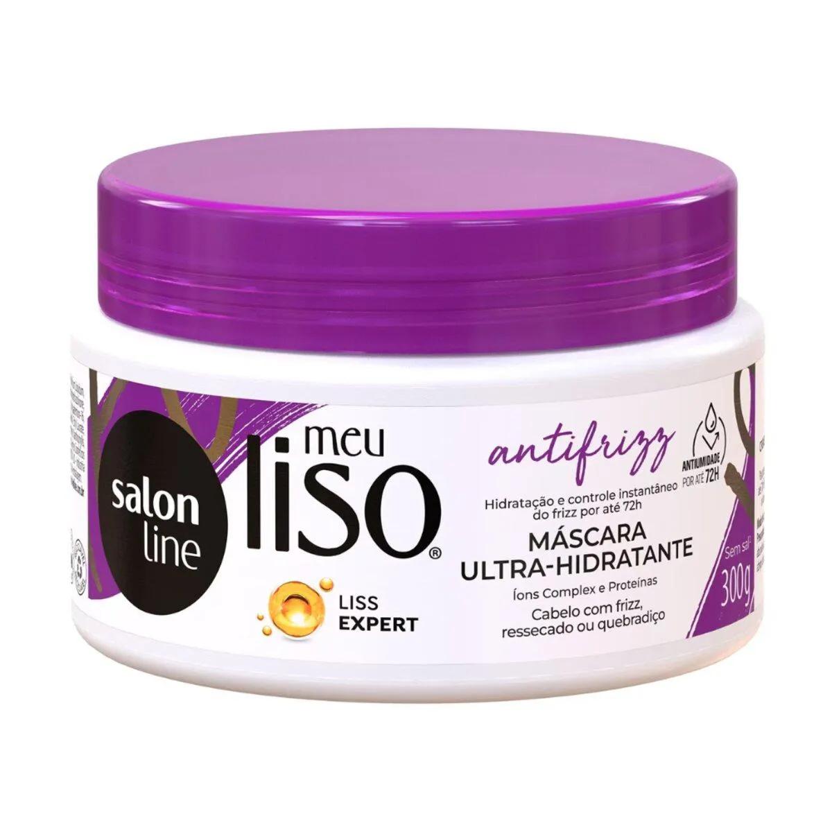 Máscara Condicionante Salon Line Meu Liso Antifrizz 300g
