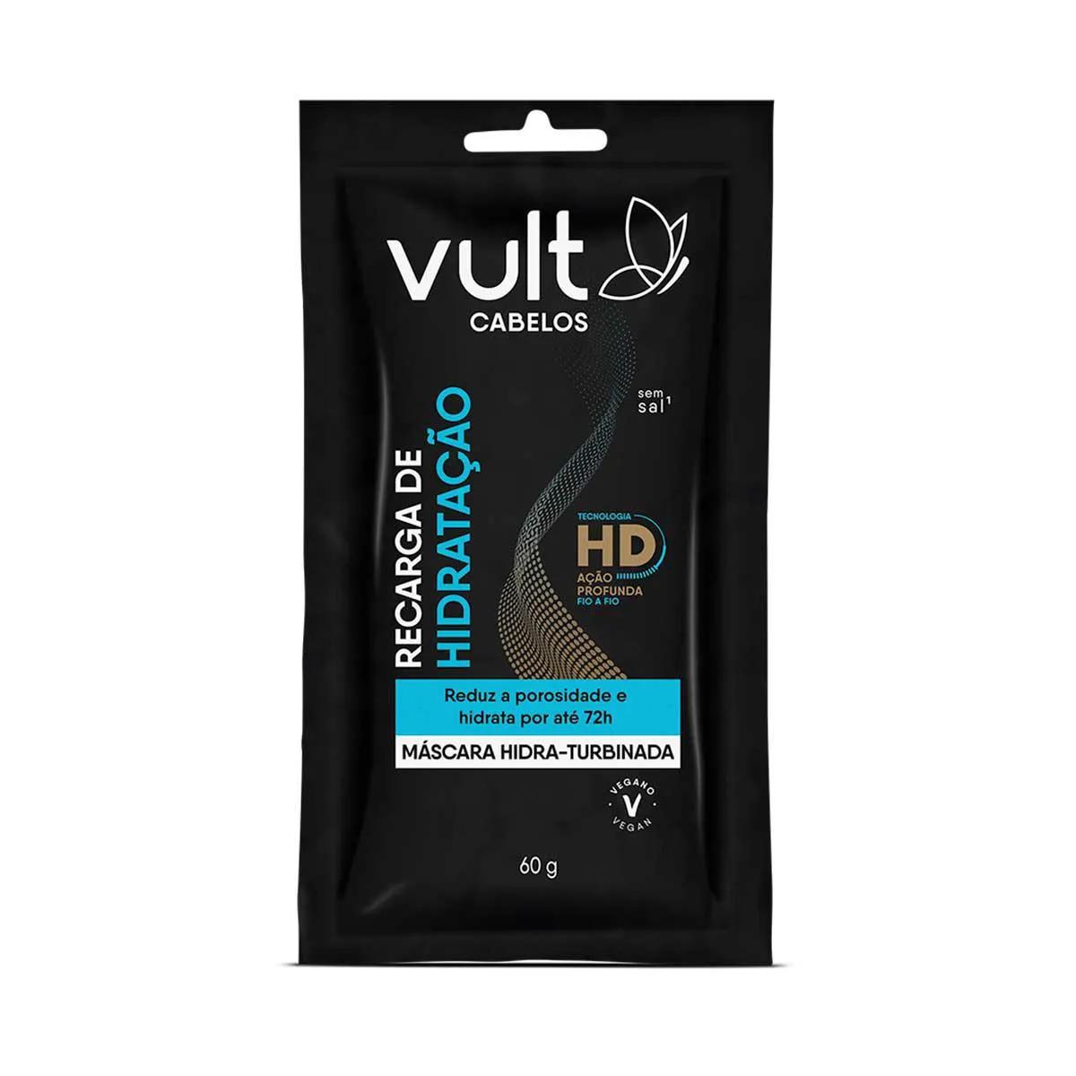 Máscara Capilar Vult Cabelos Recarga de Hidratação 60g