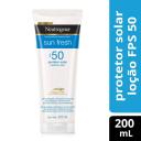 Protetor Solar Corporal Neutrogena Sun Fresh FPS 50 200ml