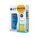 Kit Nivea Sun Protetor Solar Protect & Hidrata FPS 70 com 200ml + Facial Beauty Expert Pele Oleosa FPS 50 com 50g